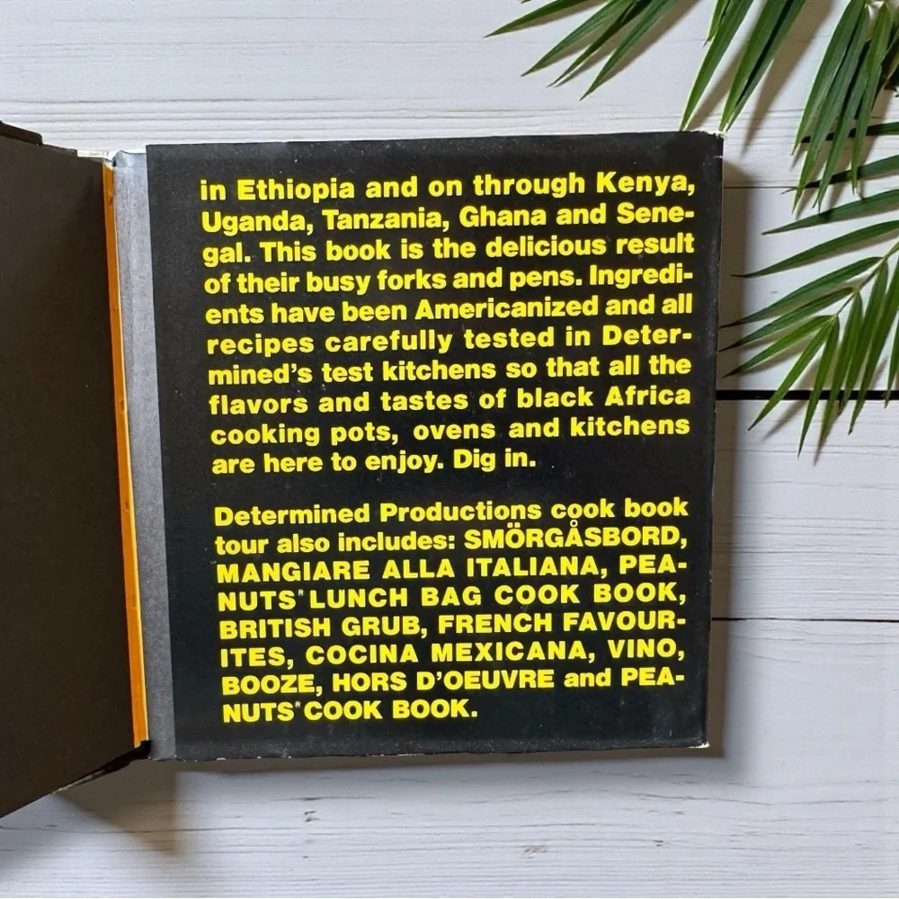 Black Africa Cook Book – Monica Bayley | Vintage 1970s Cookbook w/ Dust Jacket